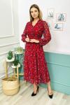 154840 Sifon Astarli Cicekli Elbise
